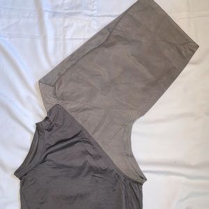 Rick Owens asymmetric Ostrich collar dress